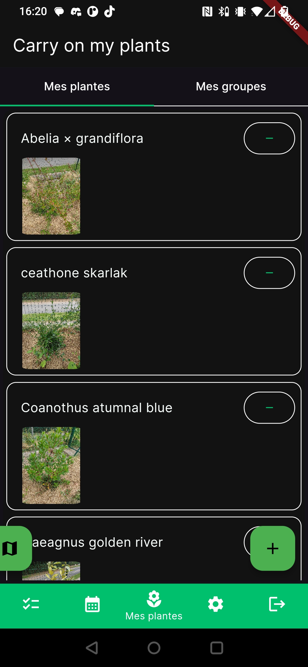 Applications Frontend - mobile